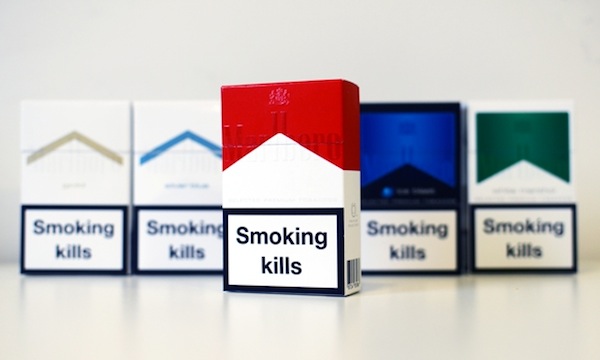 Philip Morris' plain Marlboro packaging emerges in the UK